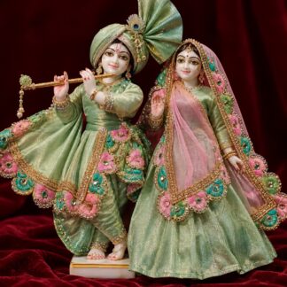 Classic Radha Krishna Idol Pair