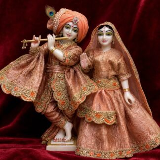 Classic Radha Krishna Idol Pair