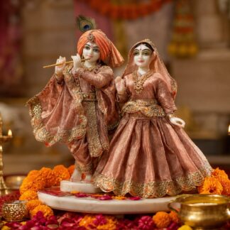 Classic Radha Krishna Idol Pair