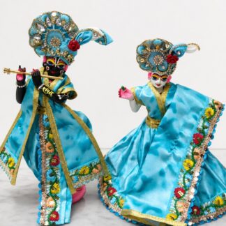 Royal Radha Krishna Idol Pair