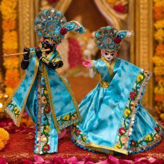 Royal Radha Krishna Idol Pair