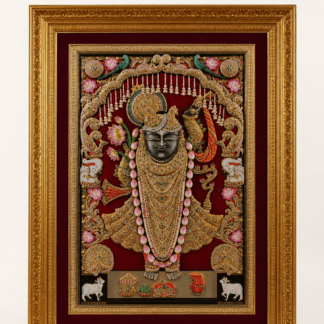 Shrinathji LED Embossed Frame