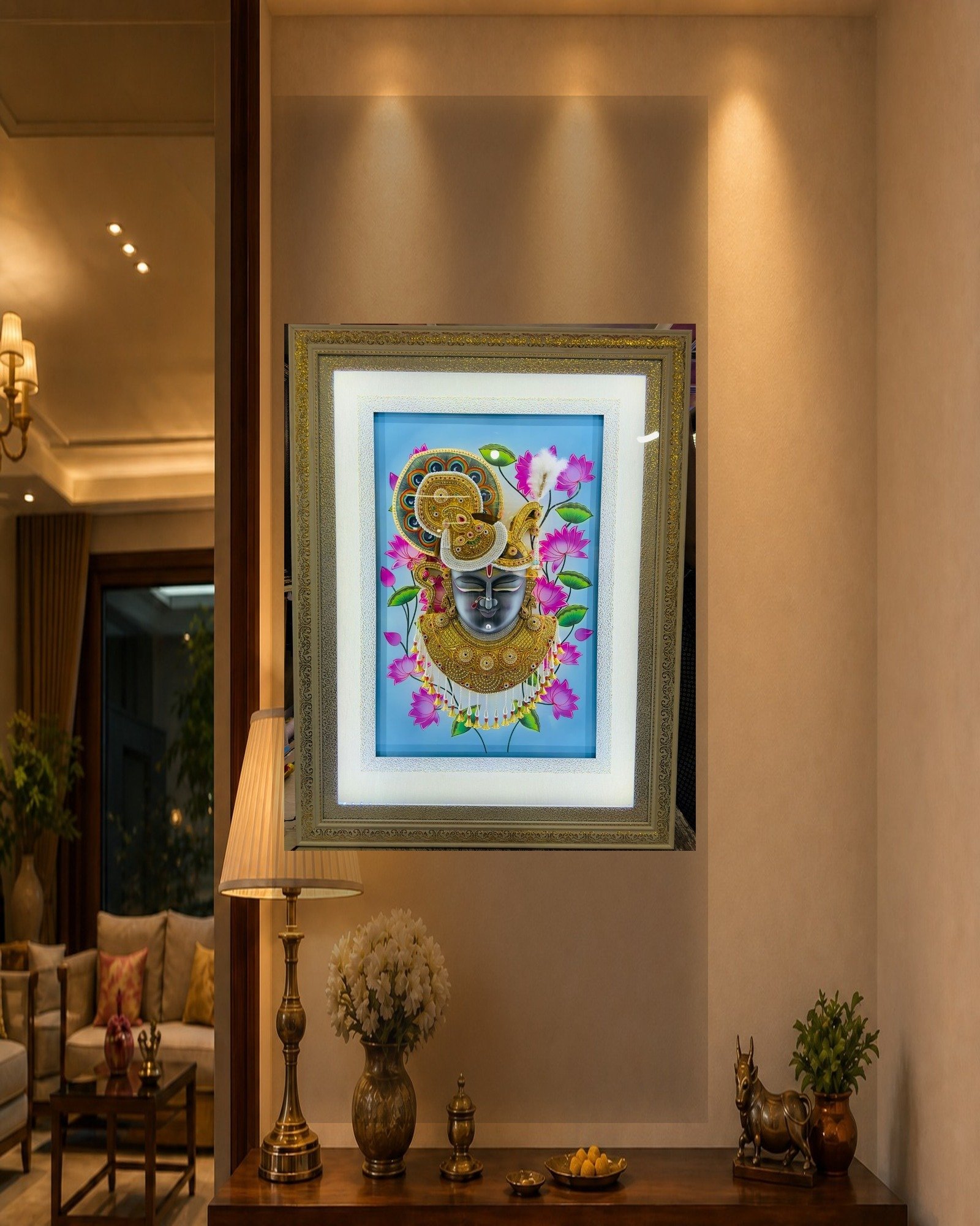 Divine Shrinathji — Lotus LED Edition - Image 3